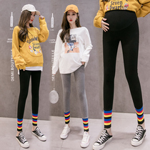 Pregnant women leggings chun qiu kuan tide mom fashion pregnant women pants autumn outer wear feet pants autumn 2020 New