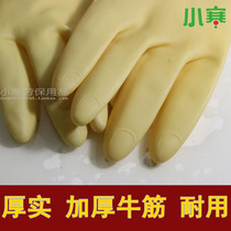 Yuelong industrial latex gloves Household rubber gloves Dishwashing laundry gloves thickened beef tendon