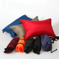 Automatic inflatable pillow Outdoor camping portable travel pillow Pillow pillow pillow with storage bag