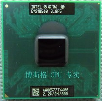 T6600 Notebook CPU original pin PGA official version 2 2G 2M 800 SLGF5 965 platform