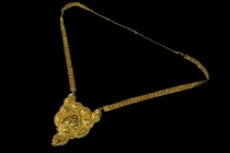 tang mi multiplier East multiplier Buddhist jewelry Buddhism ying luo East multiplier ying luo pendant entombed gold-plated