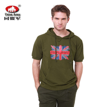 Allied Army Rice Flag British style outdoor mountaineering military fans cotton hoodie short sleeve casual T-shirt three colors optional