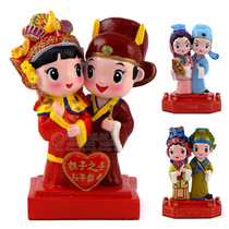 Clearance Chinese style creative couple Doll Doll home decoration ornaments Chinese wedding gift wedding gift
