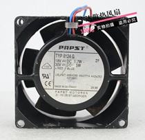 Original ebmpapst 8038 18V 1 7W model TYP 8124G all-metal high temperature cooling fan