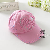 Kitty Cat Childrens Baseball Cap Girls Casual Sun Visor Baby Sun Hat Child hat Cap