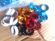 Mountain bike bicycle aluminum alloy washer CNC color washer front fork Bowl set washer 10MM