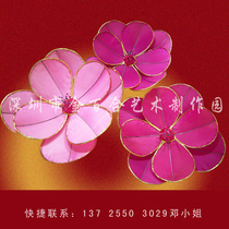 Wedding arrangement Peach blossom plum blossom Spring Festival lantern New Year lantern Lantern Pendant Iron Handmade