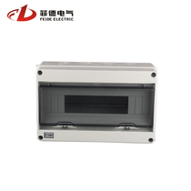 Fide household distribution HT-15 circuit waterproof switch Waterproof distribution box Surface-mounted wiring box distribution box