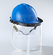 Anti-oil special bracket safety helmet Full helmet Anti-impact transparent splash-proof splash protection mask