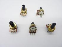 B10K potentiometer new potentiometer 3 feet potentiometer short handle single row potentiometer B10K three feet