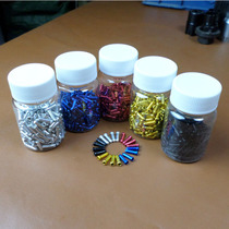 Mountain car brake line tail cap sealing aluminum cap multi-color inner cap to prevent wire from spreading out