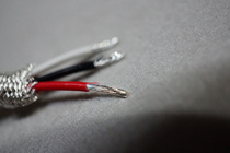 American Teflon Teflon fever three-core multi-strand silver-plated shielded power cord signal line high temperature hot