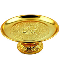 For the Buddha fruit plate fruit plate Buddhist supplies for the Lotus Plate high foot fruit plate Buddhist supplies