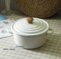 One-meter enamel defect Enamel binaural pot soup pot stew pot random hair has nothing to do with the picture