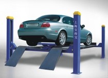 Manufacturers direct sales of Shanghai Baodiac 3 5 tons T secondary lifting four - column four - wheel positioning lift 4 6 meters