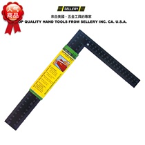 Imported Taiwan ESLLERY historical tension L-type angle ruler Straight ruler Right angle ruler Curve ruler 54-900