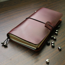 Wine Red Oil Leather Mad Mapleather Retro Day Remember Ben Tn Bull Leather Ben Retro Traveller Diary Cow Leather Notebook
