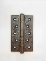 Luxury European 5 inch carved retro hinge bearing silent door hinge wooden door accessories Price