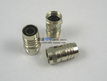 British-made four shielded cold-pressed F head cable TV digital TV connector 75-5 RG6