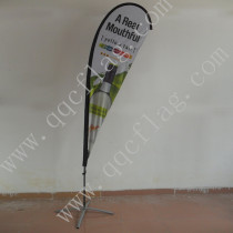 Thermal transfer beach flag knife flag teardrop flag flag factory custom-made