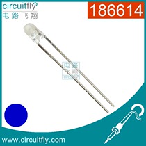 186614 Light emitting diode High bright white hair blue LED diameter 3mm