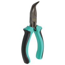 Taiwan Baogong PM-755 two-color fan you have teeth curved mouth pliers 5 inch curved pointed mouth pliers elbow hardware tools