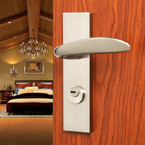 HONGYING modern door lock single tongue door lock simple solid handle good feel indoor door lock