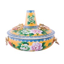 Cloisonne copper hot pot copper pot hot pot induction cooker special pot Mandarin duck pot pure copper old-fashioned household fire boiler