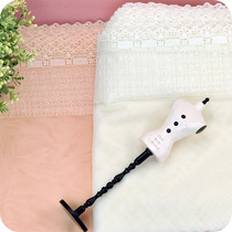  Handmade DIY Swiss imported mesh positioning embroidery Sweet small fresh flower embroidery lace 24cm