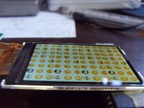 20 inch high resolution 240*320 full viewing angle IPS TFT LCD screen 9335 drive to send data