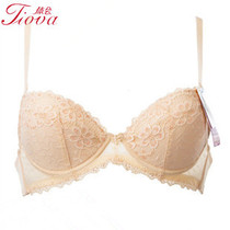  Womens underwear counter bra small chest small size 32B70B summer thin gathered bra free chest pad special offer