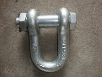 High strength straight type with insurance D shackle 2150 American standard shackle u-ring lifting connector 2 tons 3 tons 5 tons