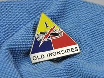 Collection of USARMY First Panzer Division Old Ironside Badge Team Identification Chapter