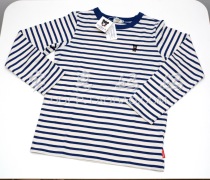 Shanghai spot Japan direct delivery mikihouse long sleeve T-shirt stripes 130cm