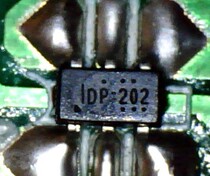 6 pin LCD driver IC JIP35 JFP35 31C15 31=P2T AE-306 IDP=202 63B44