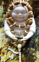 Indian top natural blood silk golden wheat play Buddha beads holding beads rosary beads