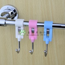 THE CLIP HOOK CAN BE CLAMPED ON THE TOWEL RACK THE MAXIMUM TUBE IS 12MM THE MAXIMUM LOAD-BEARING IS 15KG AND THE DIAMETER TUBE IS 15MM