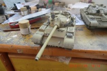 Small number of hands 00339 1 35 Israel TI-67 main battle tank imperialist tanks (clad plate pieces)