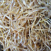 Golden silk bamboo shoots Silk sun dried bamboo shoots Dried bamboo shoots Handmade tender winter bamboo shoots 250g