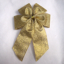 Handmade Lace Bow Christmas Supplies Christmas Decoration Christmas Arrangements Christmas Tree Pendant Gold