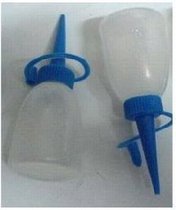 Blue Cap High Quality Point Glue Bottle Pine Perfume Water Bottle Alcohol Bottle With Cap Glue Bottle 20ML 50ML Point glue bottle