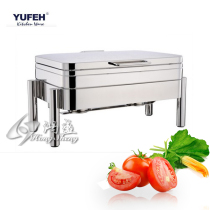 High-end YUFEH rectangular hydraulic luxury dining stove Buffy stove stainless steel cover insulation dining stove can be charged with heat