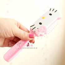 Kitty Cat Cartoon Princess Antistatic Air Bag Comb Massage Comb Rolls Hair Straight Hair Makeup Handle Comb