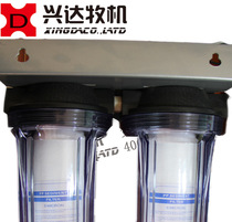 Breeding water line filter Chicken automatic drinking water system factory direct sales