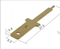 DJ6126-A6 3*0 8 car connector 6 3 welding insert 6 3 single foot welding piece Large quantity favorable
