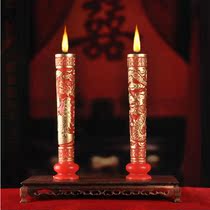 Large candle Chinese wedding Dragon Phoenix candle bridal chamber Flower Candle wedding supplies wedding decoration Chapel decoration