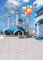 Childrens photography background cloth Sea View Snow Sky theme 100 days photo studio baby photo background paper 1333