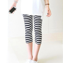 Ciyan New pregnant women leggings Korean stripe seven points slim pants maternity wear maternity pants YYF1393