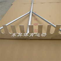 Aluminum alloy flat sand board Flat sand rake bunker Long jump flat sand board toothed flat sand device