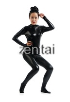 cosplay tights half-pack tights zentai black rubberized tights jumpsuits stage performances